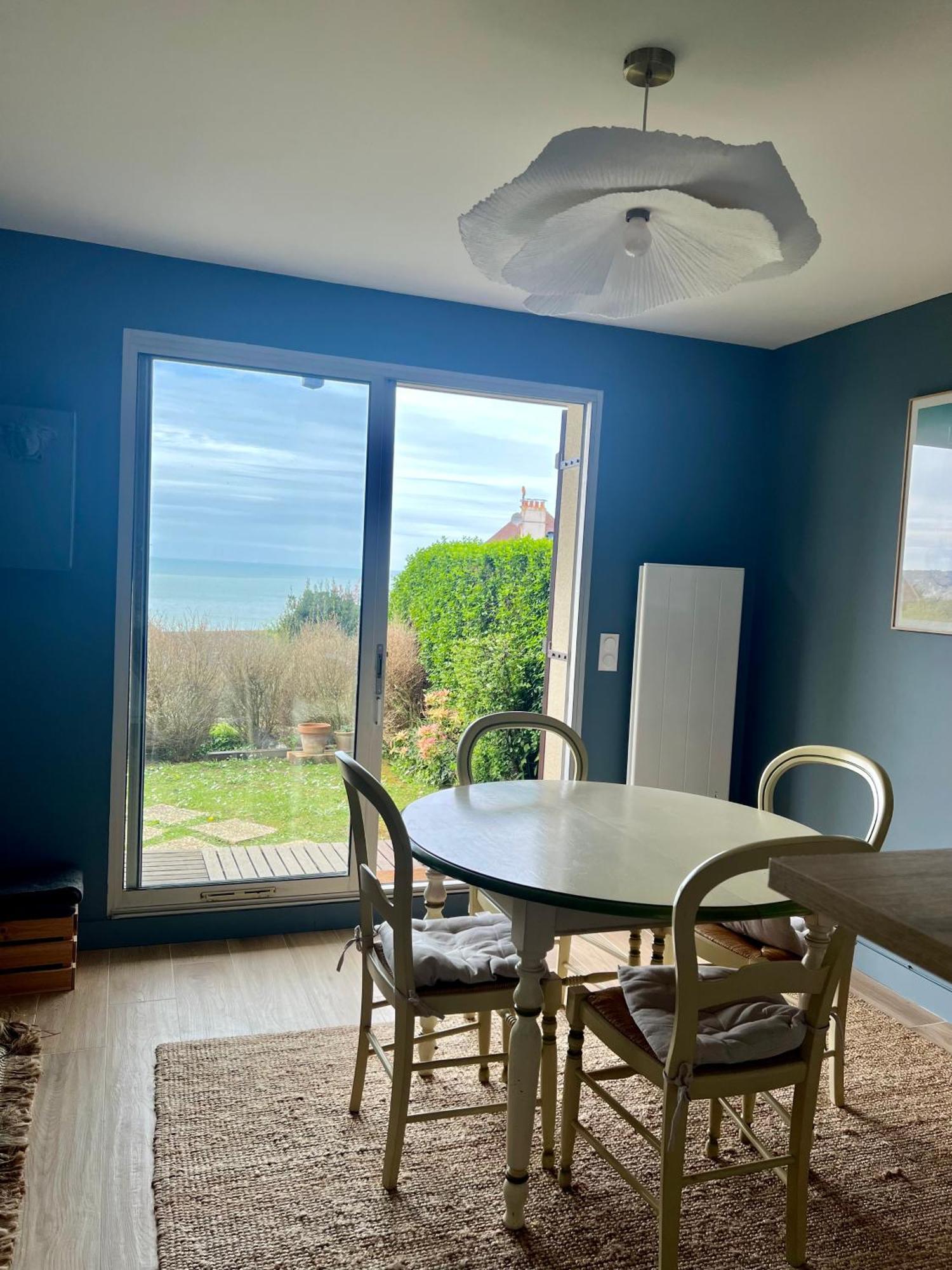 Grand Rez De Jardin-Terrasse Avec Vue Sur La Mer - 2 Chambres Blonville-sur-Mer Bagian luar foto